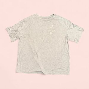 SHEIN Light Gray Short Sleeve Tee